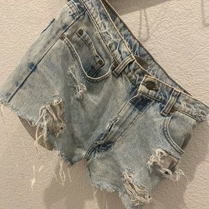 Levi’s Distressed Shorts